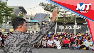 630 PATI Ditahan dalam Operasi Bersepadu Imigresen di Klang