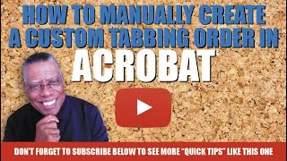 Tabbing Order Assignment