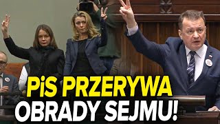 To nie koniec WALKI o Wąsika i Kamińskiego?! PiS przerywa obrady SEJMU!