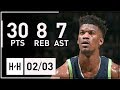 Jimmy Butler Full Highlights Timberwolves vs Pelicans (2018.02.03) - 30 Pts, 8 Reb, 7 Ast