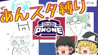 【Gartic Phone】あんスタ縛りで遊んでみた！「ゆっくり実況」