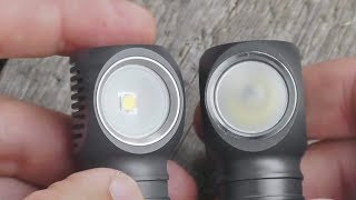 Zebralight H603w XHP35 vs H600Fw mk II. Безрефлекторный налобник - обзор и примеры работы