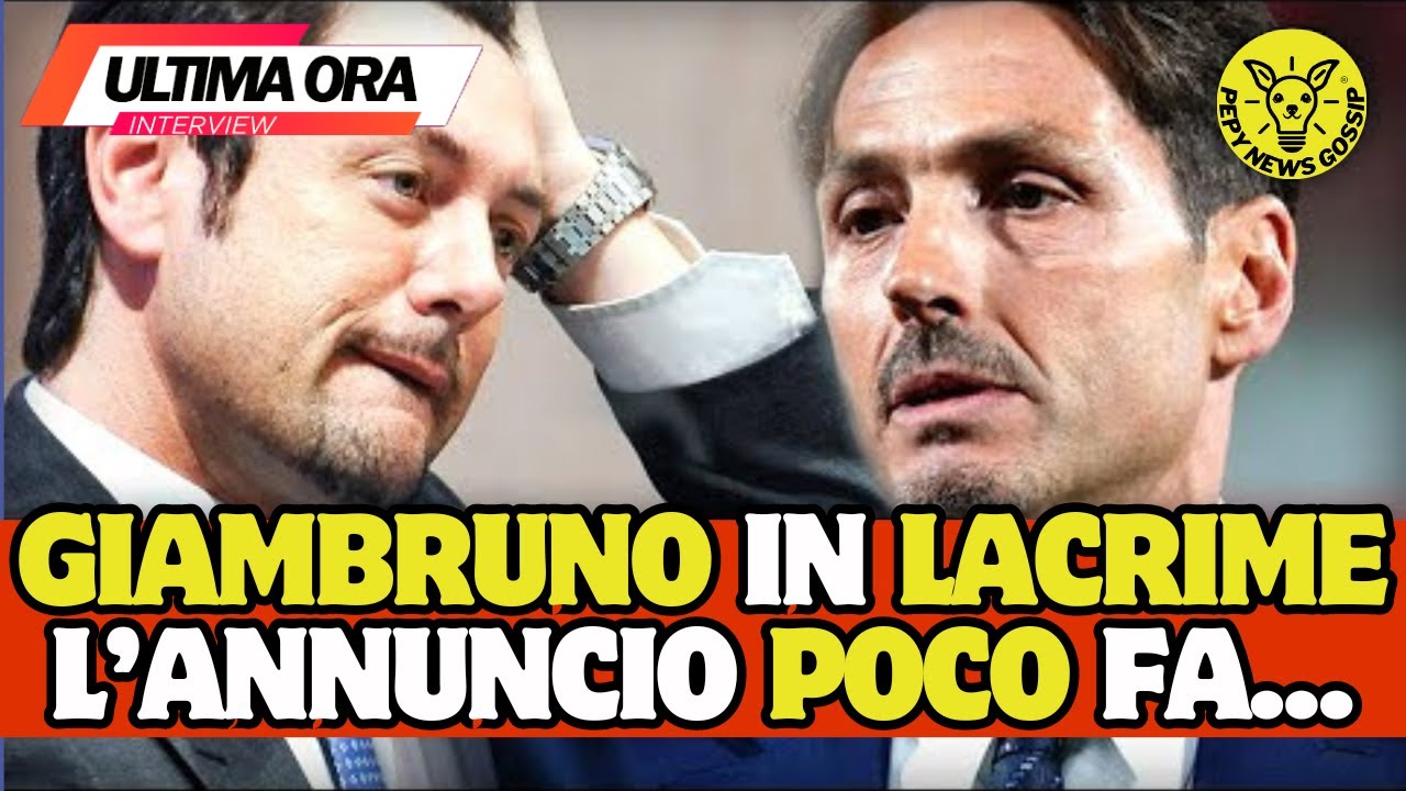 🔴 ANDREA GIAMBRUNO IN LACRIME: IL MESSAGGIO A PIER SILVIO BERLUSCONI LO ...