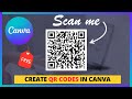 How To Create QR Codes In Canva (Quick & EASY!) | QR Code Generator