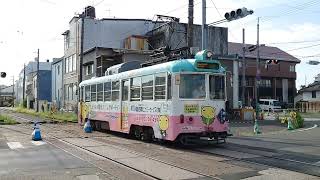 とさでん交通600形618号 後免東町発車