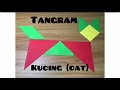 Cara Membuat Tangram Kucing (cat) dari Origami