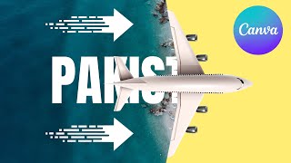 Travel Intro Animation Using Text Reveal Effect In Canva