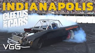 The Race Truck Started on FIRE and Racing Door to Door with Cleetus McFarland!