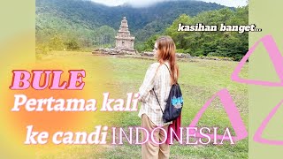 BULE PERTAMA KALI KE CANDI INDONESIA.🏯