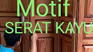 tutorial membuat motif serat kayu