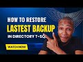 How to Restore the latest SQL Server Backup from a Directory