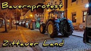 Bauernprotest Zittauer Land 08.01.2024 Teil I