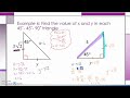 8 1b special right triangles video