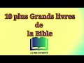 ✅ Top 10 plus grands livres dans la Bible.