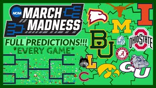 Full 2021 March Madness Bracket Predictions Major Upsets