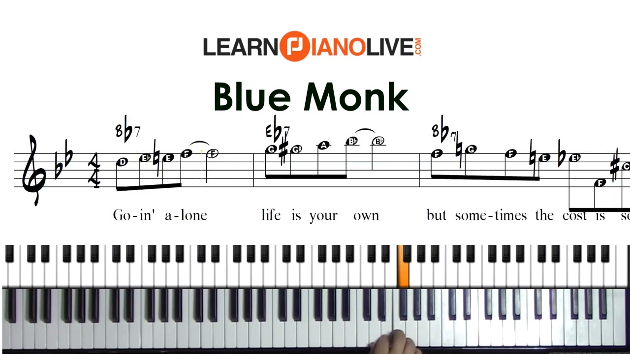 Blue Monk Play Along Backing Track - YouTube