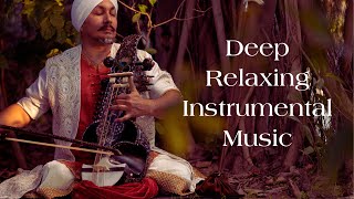 Calming Indian String Instrumental Meditation Music for study sleep \u0026 work