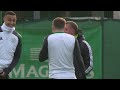 watch celtic in training ahead of tonight s champions league match versus club brugge...