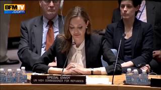 Angelina Jolie speaks out against sexual violence in war