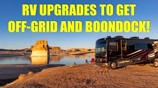 Boondocking and Off Grid Upgrades for Full Time RV Living | Adventurtunity Family