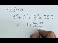 nice exponent math simplification find the value of x algebra olympiad