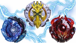 KILLER DEATHSCYTHER vs XENO XCALIBUR vs MAD MINOBOROS | Beyblade Burst Battle ベイブレードバースト