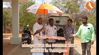 abhaya Hunt the Summer 2024...an initiative of abhaya Foundation is Kickstarted at Telangana