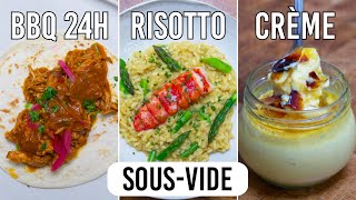 Mis tres recetas para RONER favoritas (sous-vide)