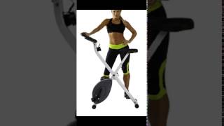 Foldable Exercise Bike Home Gym Equipment Indoor Cardio Fitness