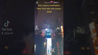 time square manhattan New york🇺🇲 happy New year 2022