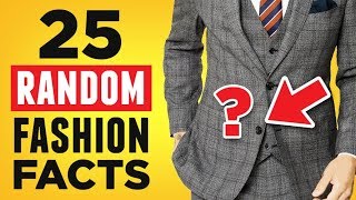 25 Random Fashion Facts (How Many Do YOU Know?)