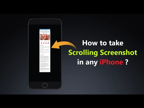 How to take Scrolling Screenshot in any iPhone ?