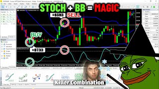 STOCH + BB Forex Killer Combination Strategies. [PART 472]. MQL5 EA/BOT. @ForexAlgo-Trader #forex