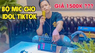 Bộ Mic Live Stream  K300 Gì Mà Rẻ Vậy ? Giá chỉ 1500K Mà Hát OK Quá |MIC DÀNH CHO IDOL BIGO , TIKTOK