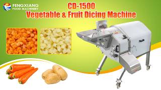 CD1500 Fresh Potato and Carrot Cubes Processing | 10mm Dicing Machine