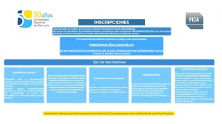 Inscripciones