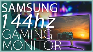 144Hz Samsung Gaming Monitor (CJG56) Unbox \u0026 Review