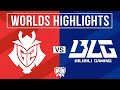 G2 vs BLG Highlights ALL GAMES | Worlds Swiss Stage 2024 | G2 Esports vs Bilibili Gaming