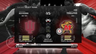 NCAA Basketball 10 (Rosters Updated for 2018 2019 Season) Indiana vs Maryland