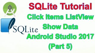 Android Database SQLite - Open Activity, Pass Data when Clicked Custom ListView in Android(Part5)