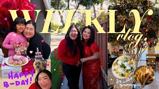 WEEKLY VLOG: LUNAR NEW YEAR 🧧🎊🐍✨, big celebrations, *best* restaurant again, running errands