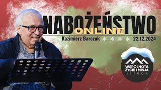 Nabożeństwo ONLINE 22.12.2024