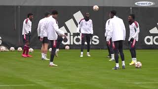 FC Bayern München - Training der Mannschaft vor CL-Begegnung