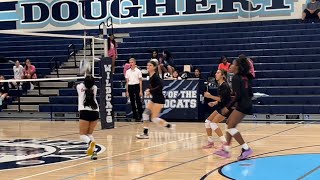 Sienna Rivera #8 - Carondelet @ Dougherty Valley - High School Frosh Volleyball