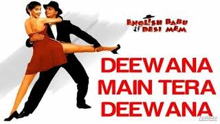 Deewana Main Tera Deewana | English Babu Desi Mem (1996) | AlkaYagnik, KumarSanu | ShahRukh, Sonali