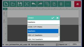 Smart-Jet® Duo GS1 Data Matrix Creation