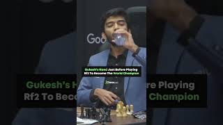 Just before making the winning moves of the World Championship ft. Gukesh! #shorts #chess