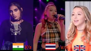 Taki Taki Female version -Indian vs Thailand | Aish vs Emma heesters #TakiTaki