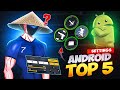 TOP 5 Most Important Settings⚙️For Android phone 📲 | Free Fire Headshot Settings ⚙️ | M1NX🖤