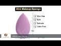 vmagic 5pcs mini precision makeup sponges beauty sponge foundation sponge for flawless blend